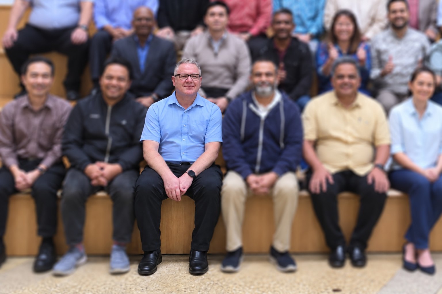 Ken Pulverman with a product management cohort