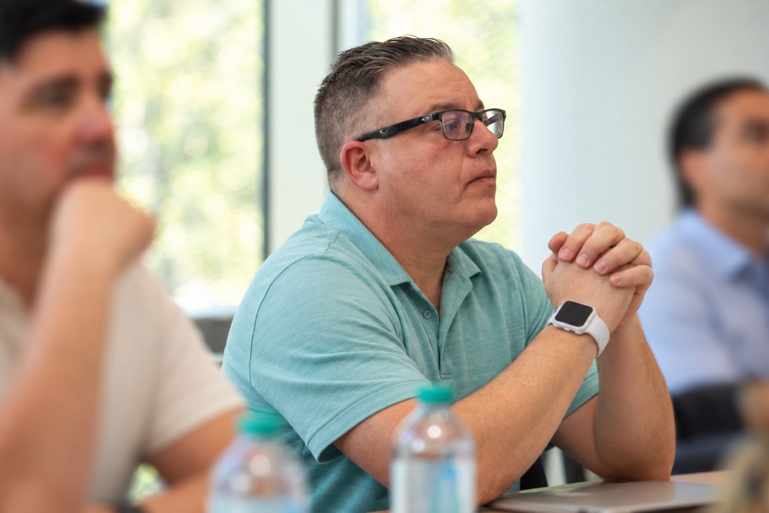 Ken Pulverman in a class discussion